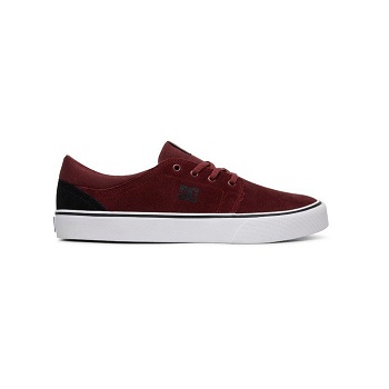 DC Trase Suede Bordove - Panske Skate Topanky